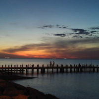 Alon Loeffler entered this sunset photo taken at Brighton beach, Melbourne.
