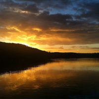 Brooke Widdicombe entered this sunset photo taken at Manly Dam, NSW.