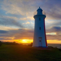 Susan Mathew entered this sunset photo taken at the Mersey Bluff lighthouse in Devonport.