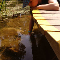 Tamara Eichel entered this photo of her son trying to catch a tadpole in Melbourne’s Royal Botanical Gardens.