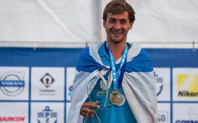 Yoav Omer, who won the RS:X Youth Men competition at last year’s Youth World Sailing Championships, was unable to defend his title.