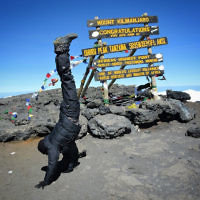 Dovi Broner entered this photo taken at the summit of Mt Kilimanjaro in Tanzania.