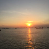 Elka Borden entered this sunrise photo taken in  Singapore.