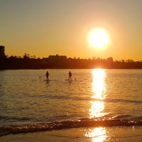Lori Gross entered this sunset photo taken at Manly, Sydney.