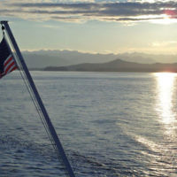 Michael Richtman entered this sunset photo taken on a ferry between Sitka and
Petersburg, Alaska.
