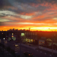 Sophie Lefebvre entered this sunset photo taken in Melbourne.