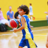 13-2-16. Maccabi Junior Basketball. Maccabi U 12 Spurs def Chadstone Frogs 19-16. Photo: Peter Haskin