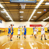 13-2-16. Maccabi Junior Basketball. Maccabi U 12 Spurs def Chadstone Frogs 19-16. Photo: Peter Haskin