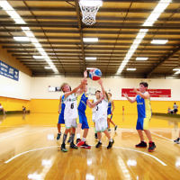 13-2-16. Maccabi Junior Basketball. Maccabi U 12 Spurs def Chadstone Frogs 19-16. Photo: Peter Haskin