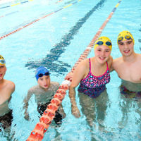 29-11-15. Maccabi Victoria swimathon at Bialik College. Photo: Peter Haskin