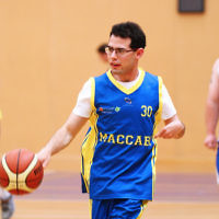 29-11-15. Maccabi All Abilities basketball team in action at a tournament held at Bialik College. Photo: Peter Haskin