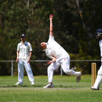 21-2-16. Maccabi Cricket First XI v Burnley. Benji Jones. Photo: Peter Haskin 21-2-16. Maccabi Cricket First XI v Burnley. Benji Jones. Photo: Peter Haskin