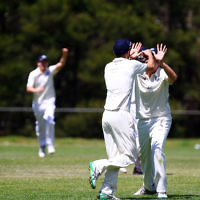 21-2-16. Maccabi Cricket First XI v Burnley. Photo: Peter Haskin 21-2-16. Maccabi Cricket First XI v Burnley. Photo: Peter Haskin