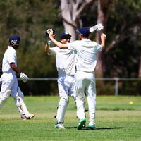 21-2-16. Maccabi Cricket First XI v Burnley. Photo: Peter Haskin 21-2-16. Maccabi Cricket First XI v Burnley. Photo: Peter Haskin