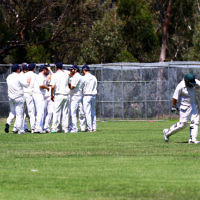 21-2-16. Maccabi Cricket First XI v Burnley. Photo: Peter Haskin 21-2-16. Maccabi Cricket First XI v Burnley. Photo: Peter Haskin