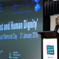 27-1-16. Holocaust Rememberance Day at Glen Eira Town Hall. Jennifer Huppert. Photo: Peter Haskin