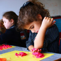 29-1-16. Back to school 2016. Prep students at Beth Rivkah Ladies College. Photo: Peter Haskin 29-1-16. Back to school 2016. Prep students at Beth Rivkah Ladies College. Photo: Peter Haskin