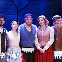 5-1-16. Fiddler On The Roof. Princess Theatre, Melbourne. Starring Anthony Warlow (Tevye), Sigrid Thornton (Golde), Lior(Motel), Mark Mitchell (Lazar Wolf), Nicki Wendt (Yente). Photo: Peter Haskin 5-1-16. Fiddler On The Roof. Princess Theatre, Melbourne. Starring Anthony Warlow (Tevye), Sigrid Thornton (Golde), Lior(Motel), Mark Mitchell (Lazar Wolf), Nicki Wendt (Yente). Photo: Peter Haskin
