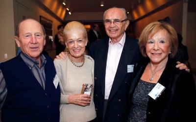 Sam Moss (second from right) passed away last week at the age of 90.
