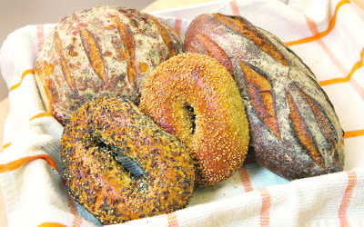Bagels and loaves from Iggy’s Bread in Bronte. Photo: Noel Kessel.