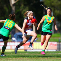 17-4-16. Round 1, 2016 WVFL season. Jackettes 4-10-34 def Bayswater 4-2-26 at Bayswater Oval. Photo: Peter Haskin