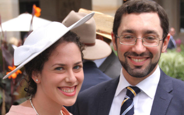 Hinda Young with her husband Rabbi Benjamin Elton from The Great Synagogue.