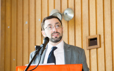Rabbi Dr Ben Elton, keynote speaker at the 2016 Abraham Conference. Photo: Samet Erkut.