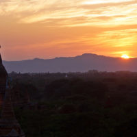 John Slutzkin entered this photo taken at sunset in Bagan, Myanmar.