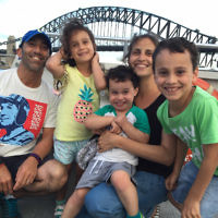 Rachel Teller entered this holiday photo of her family in Sydney