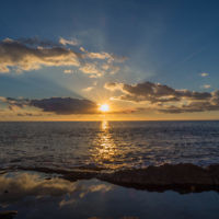 David Brykman entered this sunset photo taken in Oahu, Hawaii.