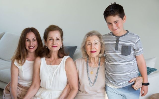 The Gen17 survey will explore the needs and aspirations of all generations, including the Buchman family (from left): Nina Buchman, Ingrid Jacobson, Audrey Goldberg, Aaron Buchman.