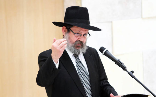Rabbi Yitzhok Riesenberg of Central Shule Chabad.
Photo: Peter Haskin