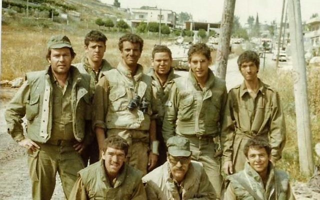 Lieutenant Daniel Goldberg’s unit in Lebanon, 1982.