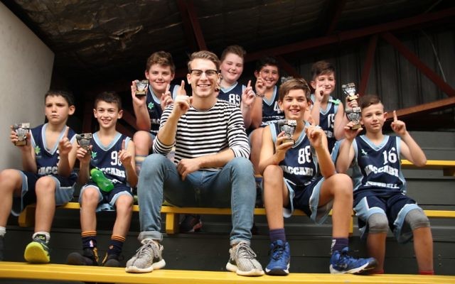 The Maccabi United under-12 boys basketball team won the City of Sydney competition.