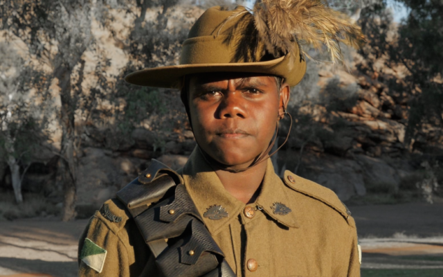 An Indigenous young man from Ntaria, Northern Territory who is part of the From the Bush to Beersheba Project.
