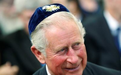 Prince Charles at Shimon Peres' funeral. Photo: REUTERS