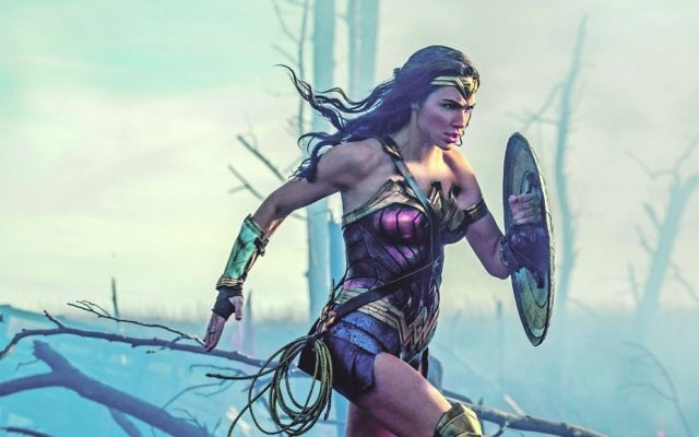 Gal Gadot as Diana in the action adventure movie Wonder Woman.
