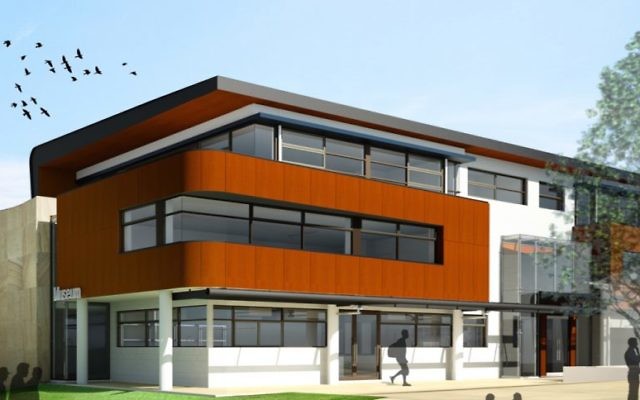 An artist’s impression of the new building.