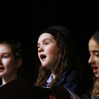 10-9-17. B'nai B'rith Jewish Youth Music Eisteddfod. King David Year 8 - 12 choir. Photo: Peter Haskin