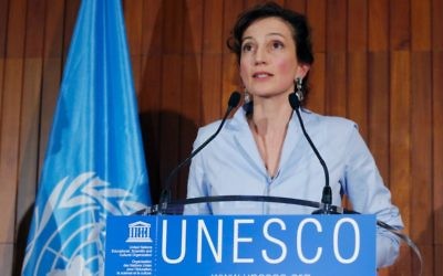 UNESCO'S newly elected director-general, Audrey Azoulay, is Jewish. Photo: AP Photo/Michel Euler