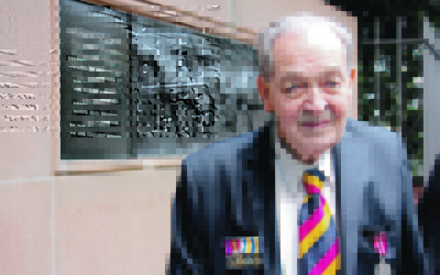 John Cox at Sydney's Memorial to the Australian Light Horse on October 31. Photo: Shane Desiatnik