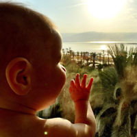 Jenny Kornblum entered this photo of babyDan Tavor at the Dead Sea.