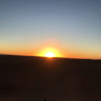 Jenny Lewin entered this sunset photo taken in the Sahara dessert.