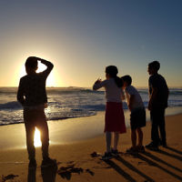 Miriam Abenaim entered this photo of sunset at Cape Woolamai beach, Phillip Island.