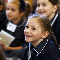 1-2-18. Fisrt day of school. Beth Rivkah Ladies College. Photo: Peter Haskin
