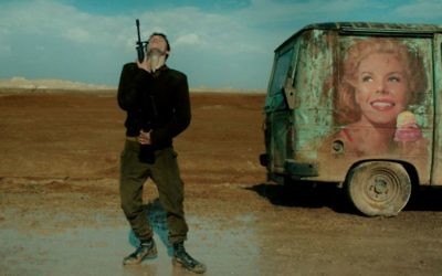 Yonatan Shiray stars as Israeli soldier Jonathan Feldmann in Foxtrot.
