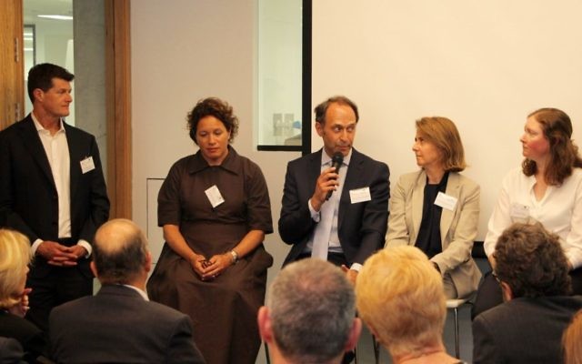 From left: Professor Chris Goodnow, Executive Director of the Garvan Institute of Medical Research, Rina Michael, Executive Director of Weizmann Australia, and the Garvan Institute's Professor Jerry Greenfield, Dr Dorit Samocha-Bonet and Dr Joanne Reed.