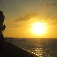 Alex Kats entered this sunset photo taken on a South Pacific cruise.