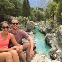 Dan Smith and his wife hiking in Triglav National Park, Slovenia.