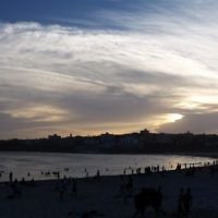 Moshe Neubauer entered this sunset photo taken at Bondi Beach.